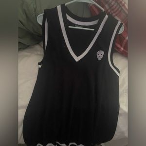 Skull Sweater Vest Hot Topic